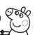 Logo del grupo Colorear gratis con los personajes de Peppa Pig